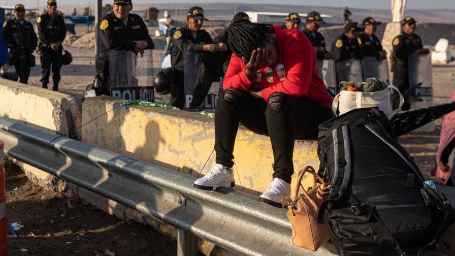 Miedo, frío, xenofobia y sueños rotos se agolpan en la frontera de Chile