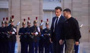 Macron anuncia que Francia entregar&aacute; veh&iacute;culos blindados y tanques ligeros a Ucrania