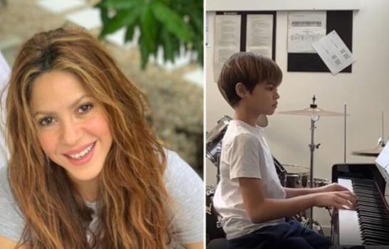 Milan, el hijo de Shakira y Piqué, habría tocado el piano en canción Acróstico
