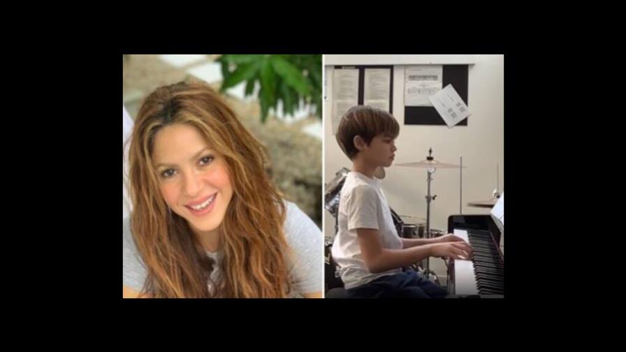 Milan, el hijo de Shakira y Piqué, habría tocado el piano en canción Acróstico