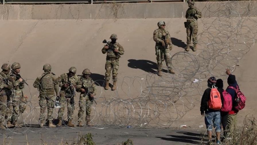 La mayoría de los soldados de refuerzo desplegados en la frontera de EEUU está en El Paso