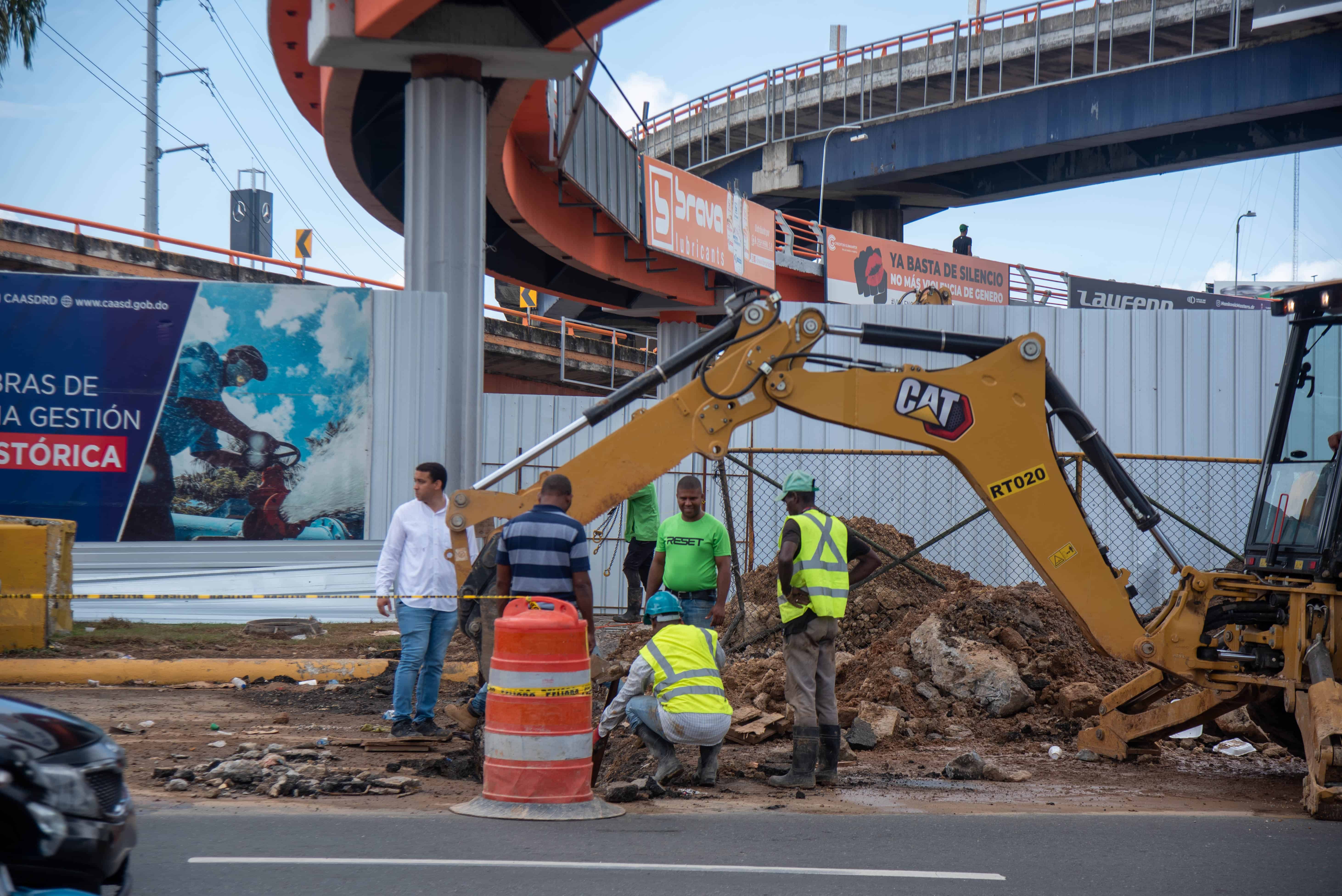 Los trabajos llevan varias semanas en el lugar.