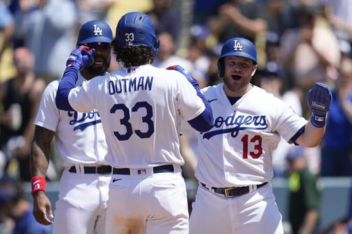 Outman logra grand slam en victoria de Dodgers sobre Mellizos