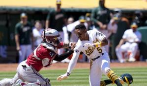 Gurriel anota carrera de la ventaja en la 9na y Diamondbacks vencen a Atléticos
