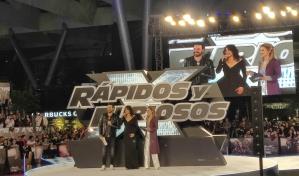 Vin Diesel y Michelle Rodríguez visitan México para alfombra de "Rápidos y Furiosos X"