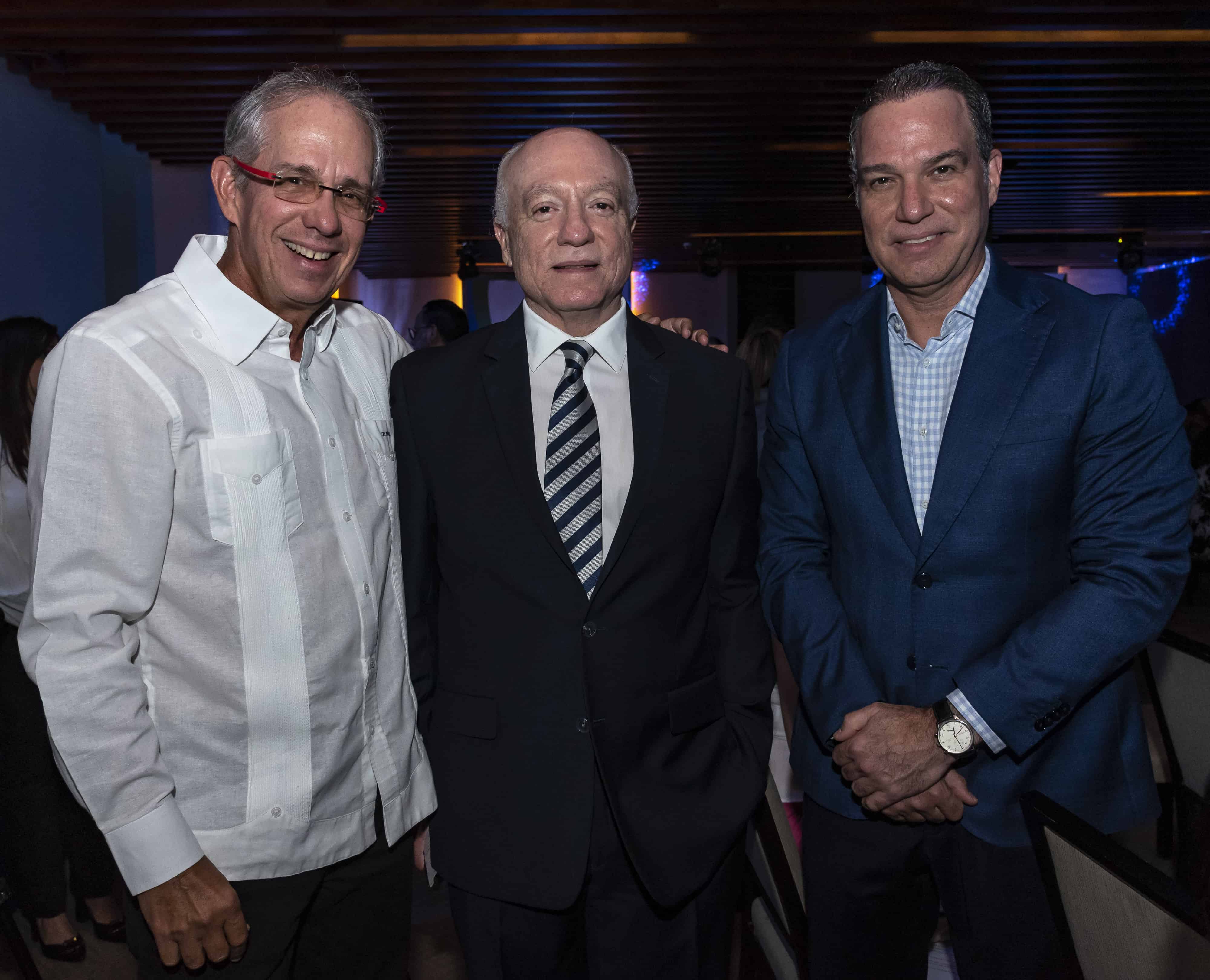 David Paiewonsky, Pedro Esteva y Ney Díaz.
