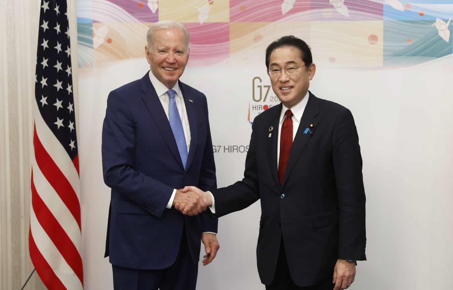 Joe Biden y Fumio Kishida se reúnen antes de cumbre del G7