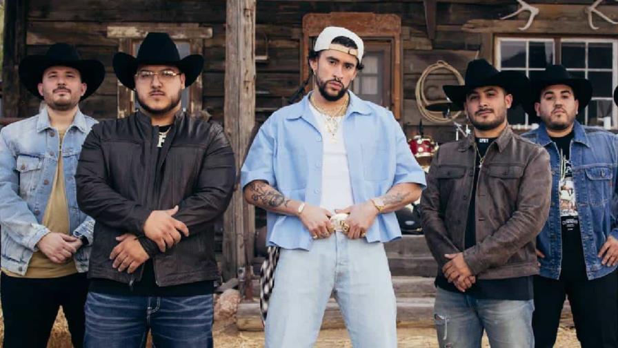 Bad Bunny y Grupo Frontera, entre las 10 canciones más escuchadas de la semana en Spotify