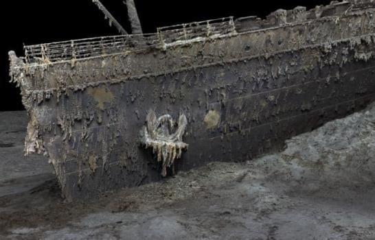 Revelan imágenes en 3D del Titanic y lo muestran como nunca antes