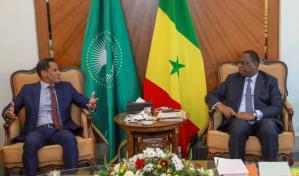 Marcos Díaz visita al Presidente de Senegal