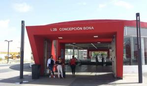 Estación Trina de Moya del Metro afectada por inundación