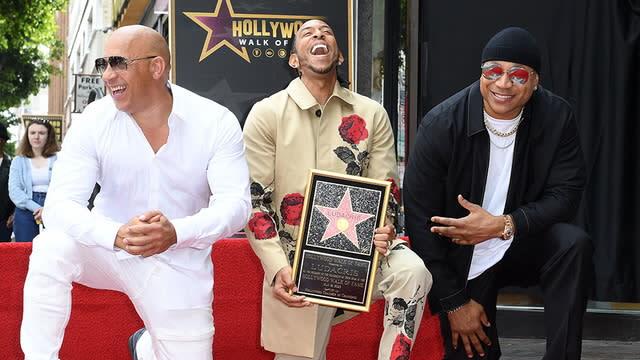 Ludacris desvela su estrella en el Paseo de la Fama de Hollywood junto a sus compañeros de Rápidos y furiosos