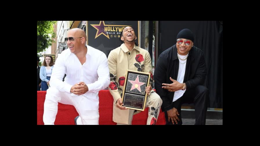 Ludacris desvela su estrella en el Paseo de la Fama de Hollywood junto a sus compañeros de Rápidos y furiosos