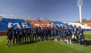 Dominicana visitó el Estadio de Mendoza y dejó todo listo para su debut mundialista