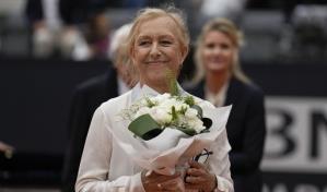 Martina Navratilova asegura estar bien luego del diagnóstico de cáncer