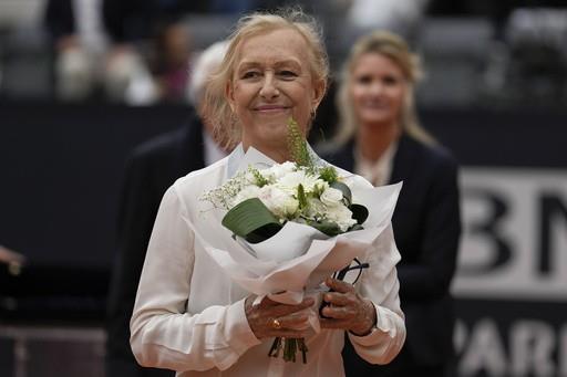 Martina Navratilova asegura estar bien luego del diagnóstico de cáncer