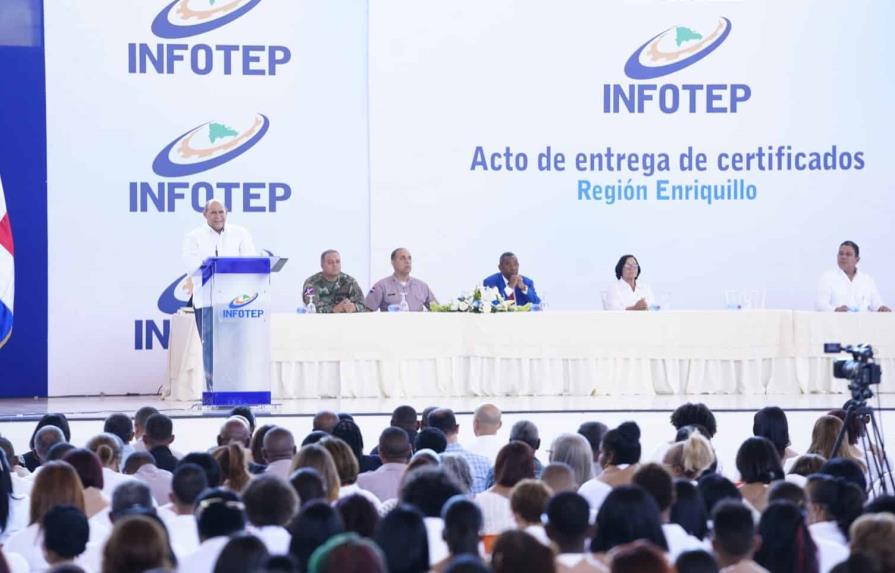 Más de 25 mil personas fueron capacitadas por el Infotep en la Región Enriquillo