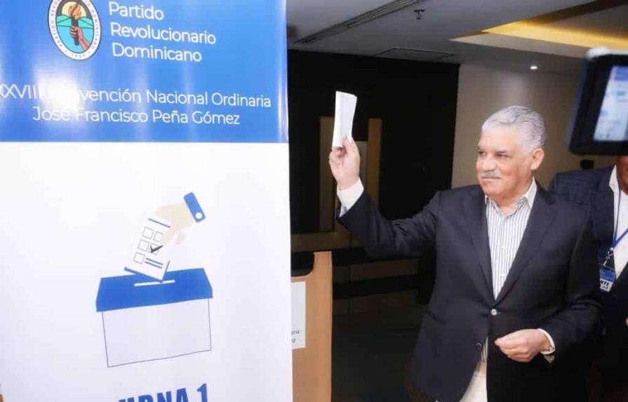 Miguel Vargas resalta proceso democrático en convención del PRD