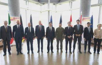 Zelenski obtiene nueva ayuda militar y apoyo diplomático en el G7