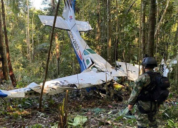 Colombia hace uso de imágenes satelitales para encontrar menores desaparecidos en la selva