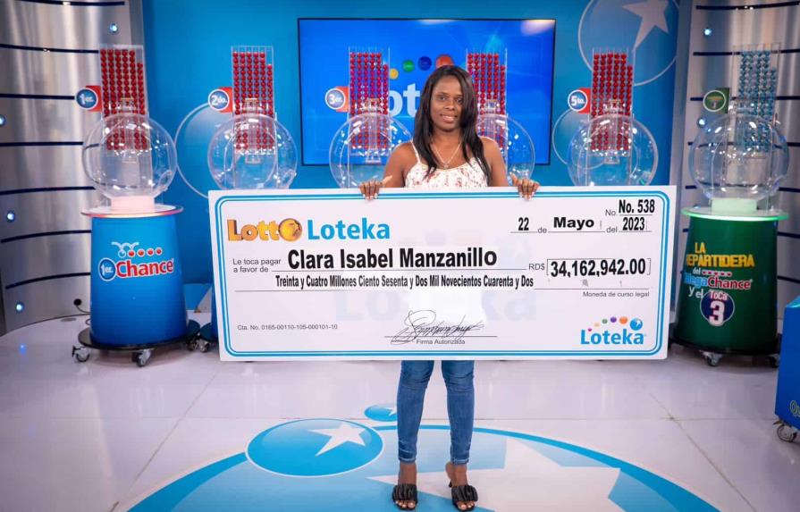 Madre soltera gana 34 millones de pesos en Loteka
