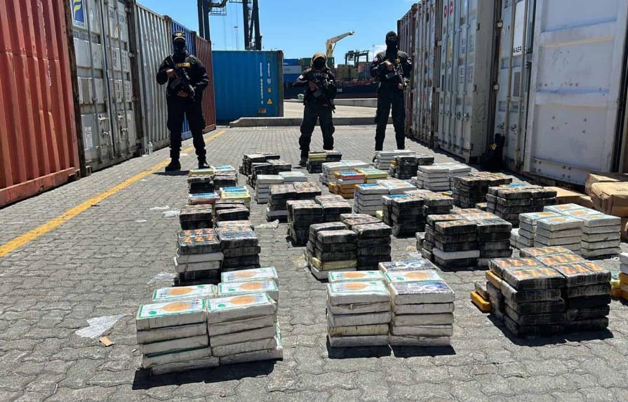 Autoridades confiscan 728 paquetes de droga en el Puerto Multimodal Caucedo