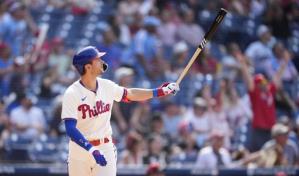 Filis voltean d&eacute;ficit de 5 carreras, vencen a Dbacks en 10 innings