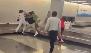Video capta lluvia de puños y patadas durante una brutal pelea en un aeropuerto de Chicago