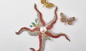 Un broche de estrella de mar diseñado por Dalí sale a subasta por un millón de dólares