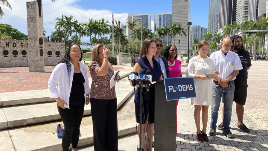 Sin nosotros no hay Florida, el mensaje de una marcha de inmigrantes a DeSantis