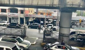 Digesett asegura vehículo no cayó de elevado de la 27 de Febrero; chocó con otro en la avenida