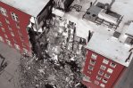 Demolerán edificio que se derrumbó parcialmente en Iowa; no hay muertos