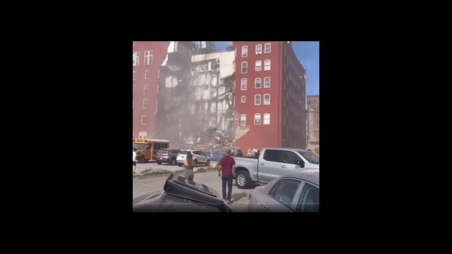 Se derrumba parte de edificio de apartamentos en Iowa; reportan heridos