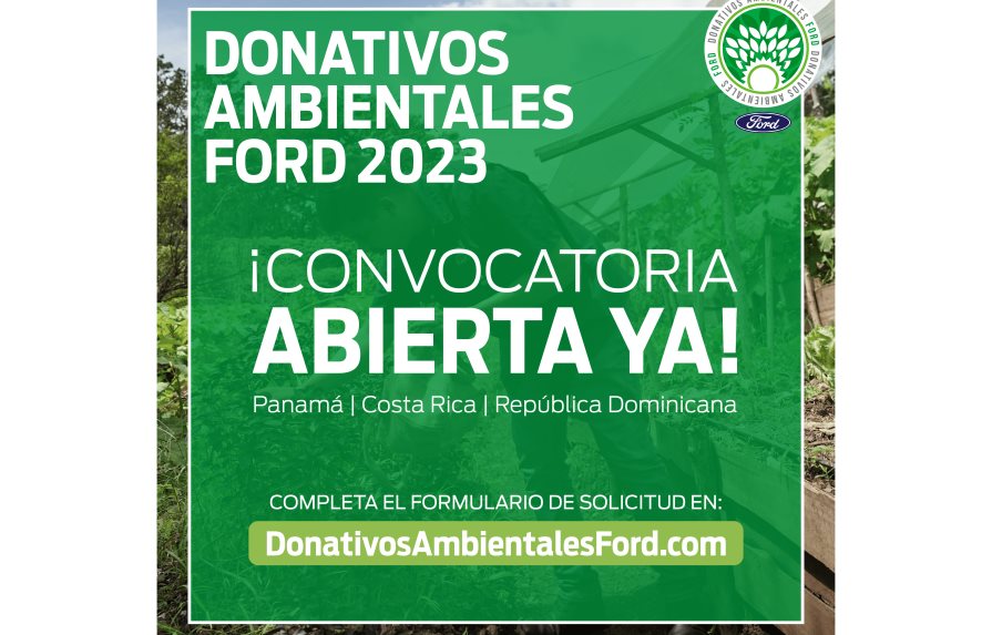 Organizaciones dominicanas pueden impulsarse con Donativos Ambientales Ford