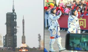 Despega misión china Shenzhou-16 con destino a estación espacial