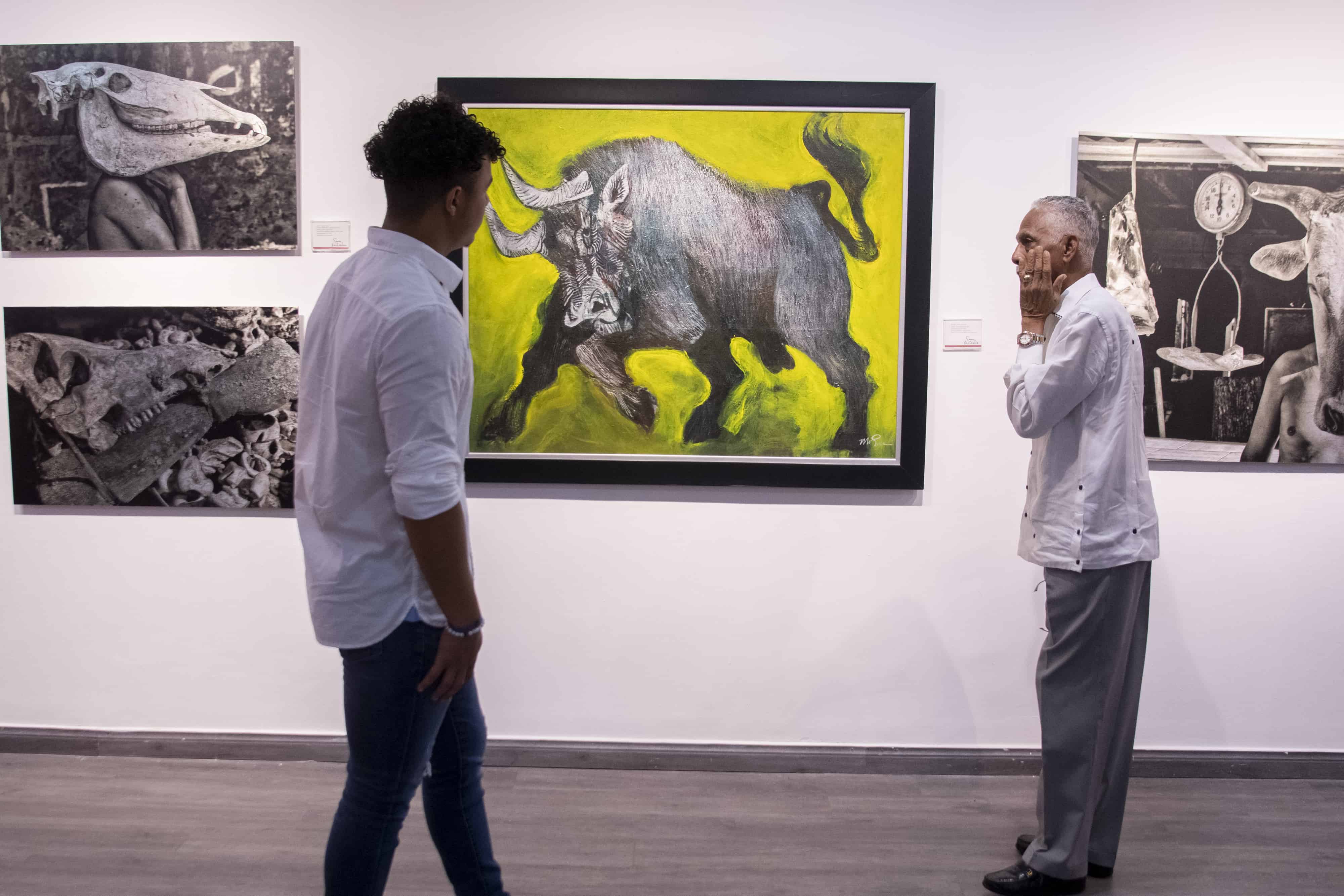 Parte de la exposición Seres y fantasías.
