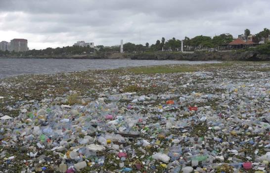 La playa Montesino se ahoga entre plásticos, lilas y basura