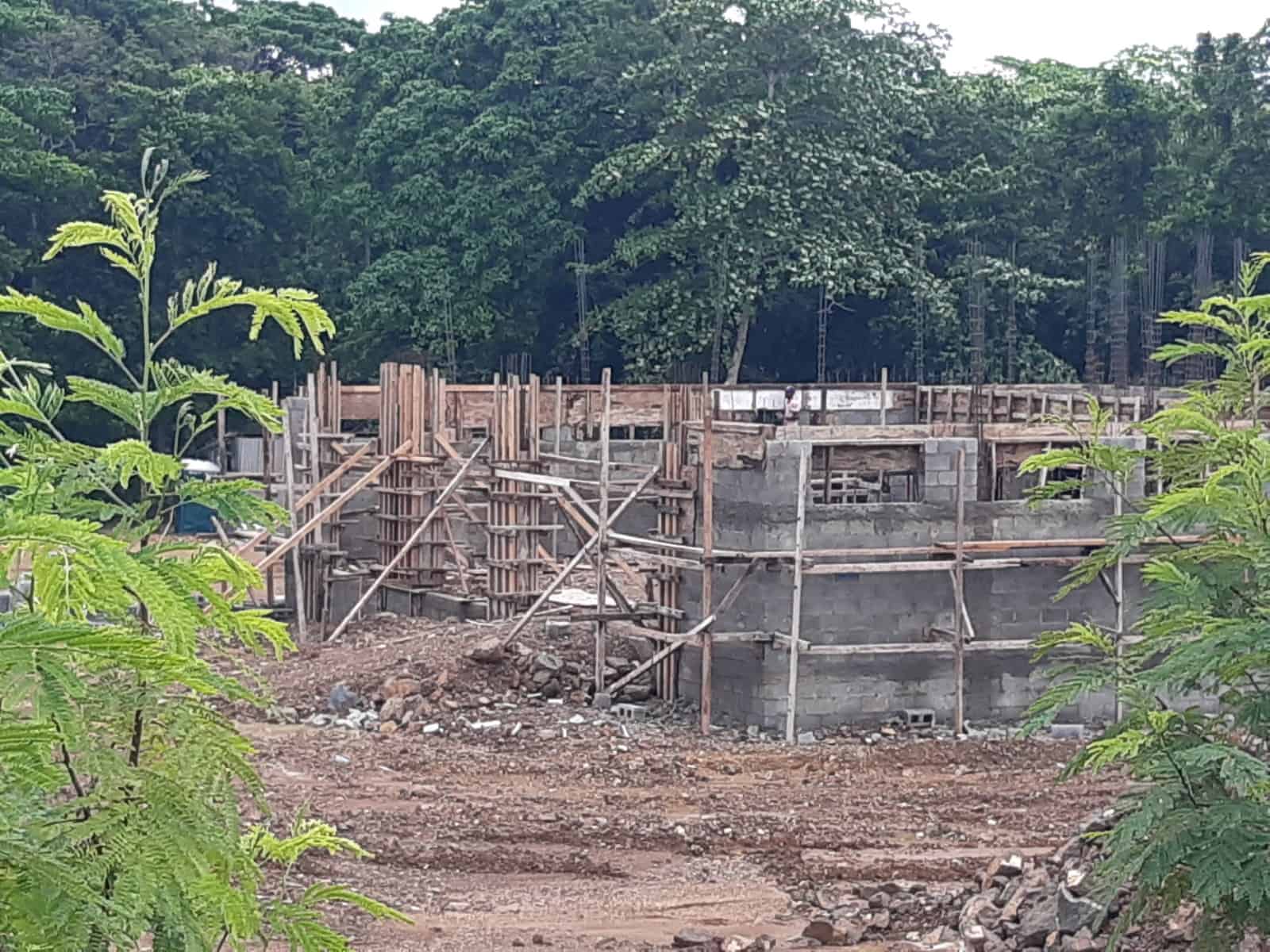 Construcción del área del taller