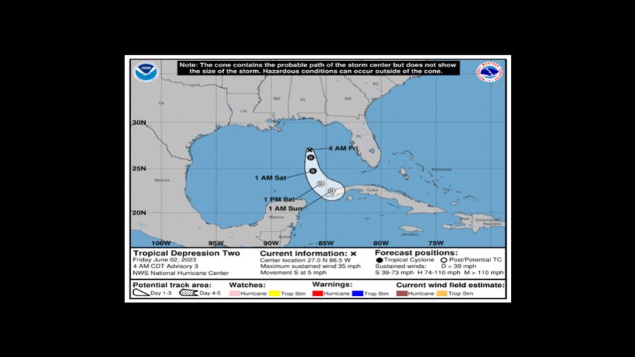 Se forma segunda depresión tropical; se ubica al norte de Cuba y se mueve hacia el sur
