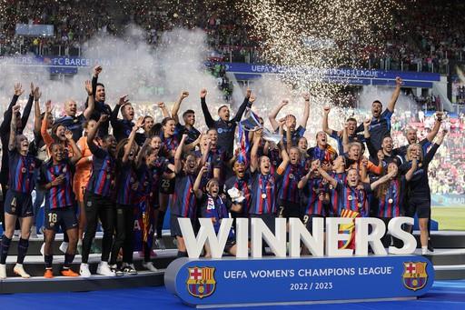 Barcelona gana su segunda Liga de Campeones femenina; le da la vuelta al Wolfsburg