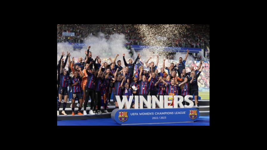 Barcelona gana su segunda Liga de Campeones femenina; le da la vuelta al Wolfsburg