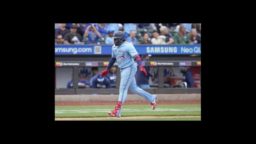 Vladimir Guerrero dispara su noveno jonrón; Azulejos barren a Mets