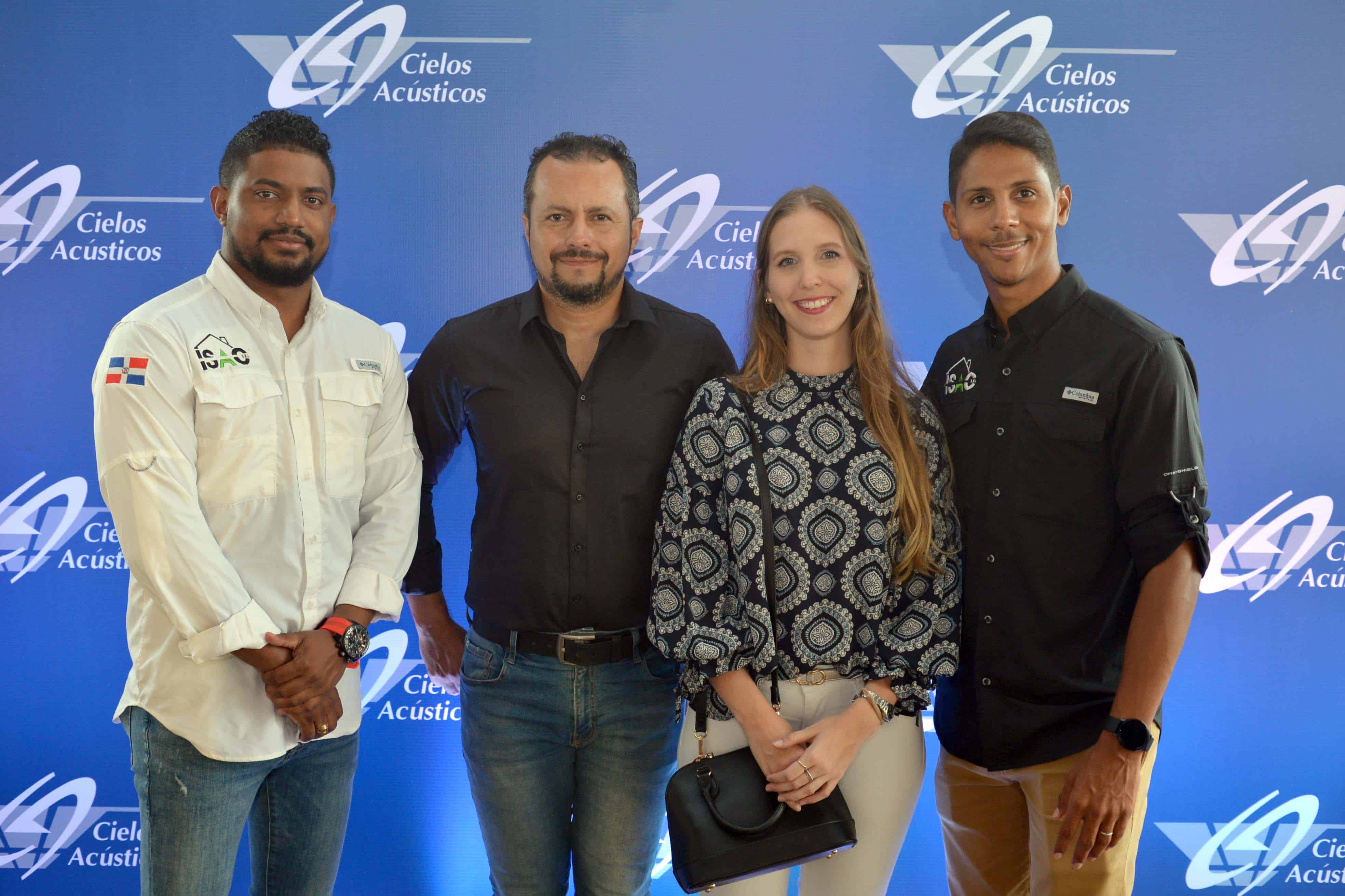 Jean Estrella, Carlos Villamil, Catalina Salazar y Randy Ayala.