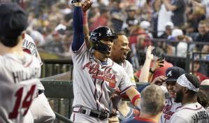 Grand slam de Rosario corona remontada de Bravos para ganar a Diamondbacks