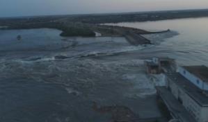 Rusia y Ucrania intercambian acusaciones por voladura de presa de Kajovka