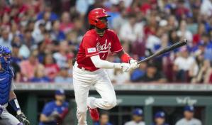 Elly de la Cruz tuvo auspicioso debut en las Grandes Ligas