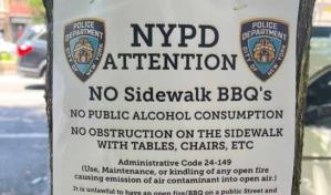 Nueva York prohíbe las barbacoas en las aceras del Alto Manhattan este verano