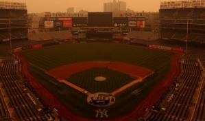 Yankees suspenden juego por mala calidad del aire
