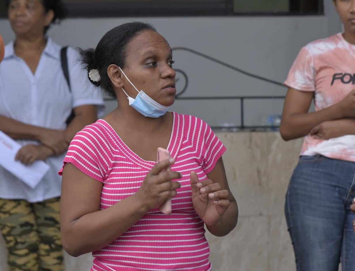 Analcida Santana, madre de estudiante amputado