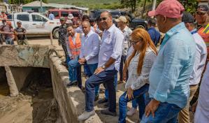 Obras Públicas supervisa daños de la vaguada en provincias del Sur